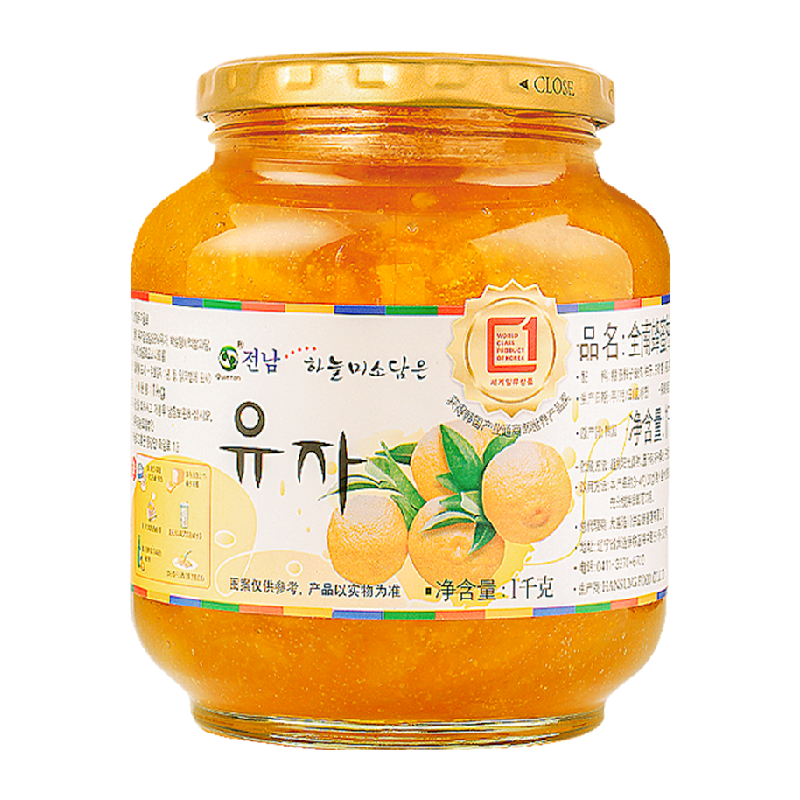 【热销】全楠全南韩国进口蜂蜜柚子茶冲饮品