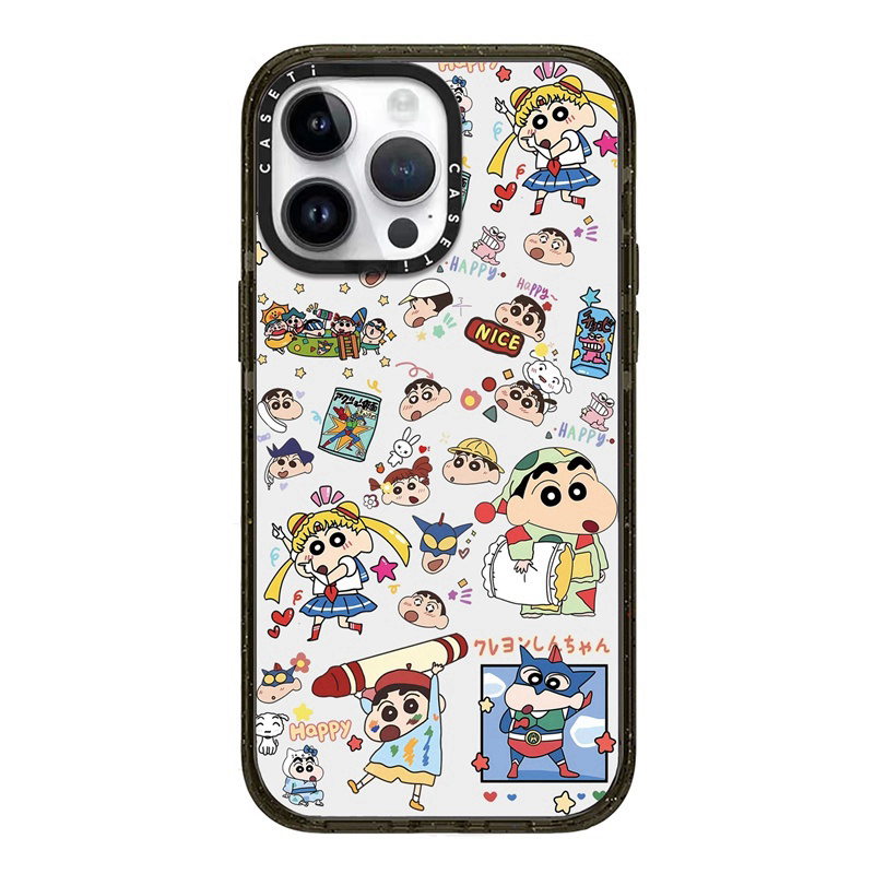 caseti联名蜡笔小新的朋友适用于iPhone16ProMa手机壳苹果14小白防摔13保护壳12MagSafe磁吸15