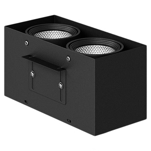 方通斗胆灯方通专用灯铝木方通led方形双头明装格栅筒灯射灯嵌入