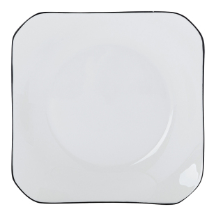 盘子家用菜盘2025新款6个装方盘陶瓷深盘高级感创意网红餐盘牛排