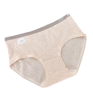 日系A类婴儿棉中腰可爱插画内裤女 纯棉抑菌裆亲肤透气少女三角裤