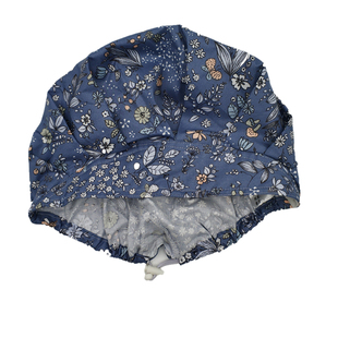 手术帽女厨师帽食品帽厨房防尘防油烟餐厅食堂面包烘培师花色帽子