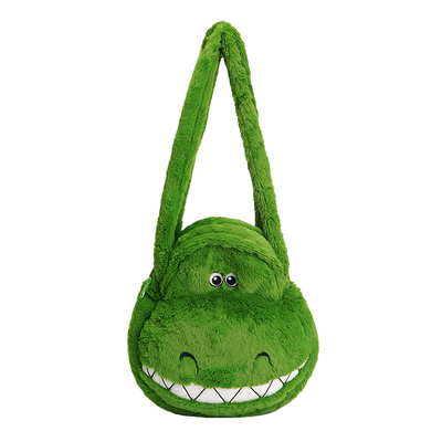 迪士尼正版抱抱龙包包火腿猪毛绒可爱秋冬款公仔学生大容量单肩包