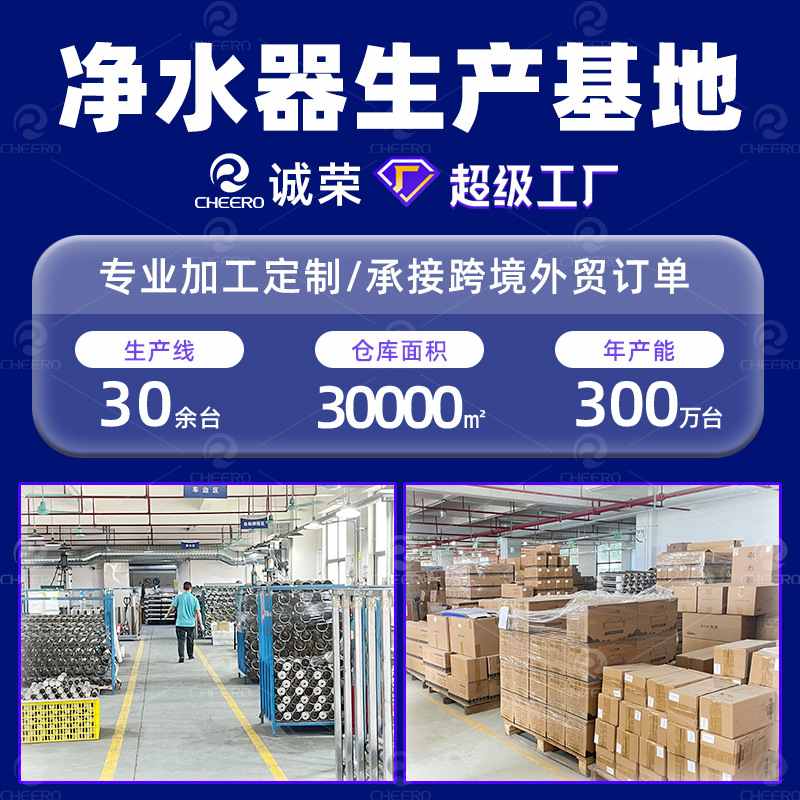 新款不锈钢前置过滤器家用全屋寸管道胖净水器1020寸净水机工业大