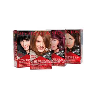 美国Revlon露华浓丽然染发剂霜焗油膏遮盖白发不伤发无刺激 包邮