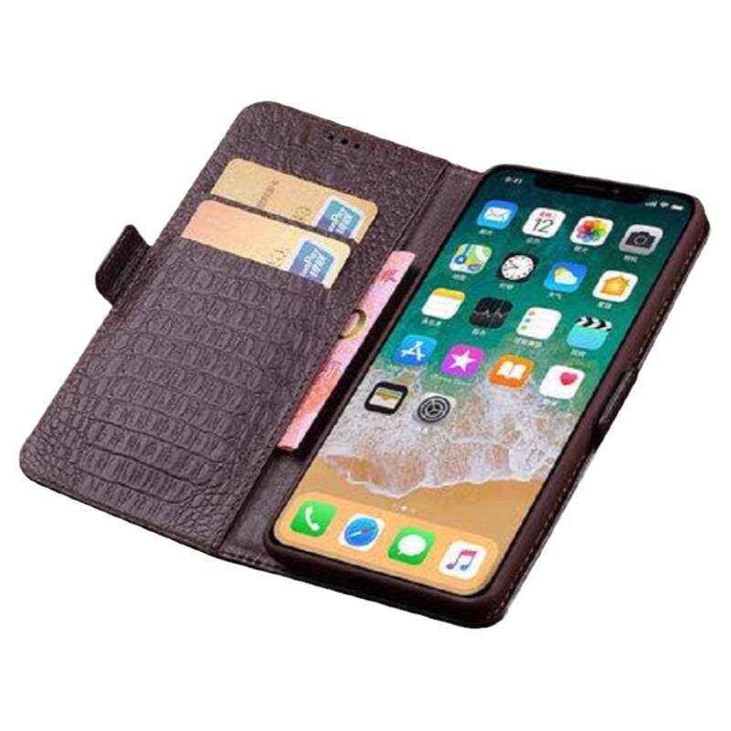 适用iPhone18/17 Pro Max手机壳Air真皮16e苹果15plus商务14翻盖磁吸插卡支架13保护套12全包防摔11钱包高档