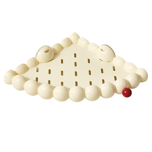 诺室吸盘浴室置物架免打孔壁挂式卫生间洗漱台转角三角篮收纳架子