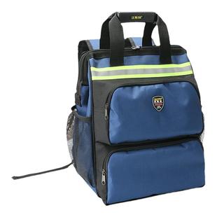 法斯特双肩工具包加厚耐磨大容量多工能维修安装电工大帆布背包男