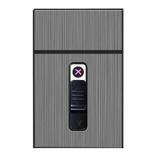 烟盒20支装中支专用便携男士香烟盒创意带充电打火机一体个性细支