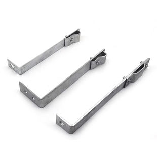 直角线卡L形避雷卡子防雷支撑架防雷支架镀锌卡扁铁L型直立鱼尾卡