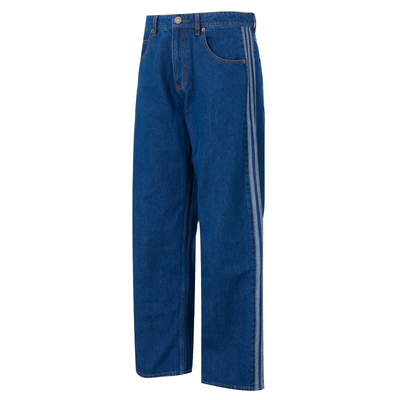 阿迪达斯三叶草男复古牛仔运动裤