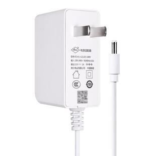适用小米小爱音箱Play小爱同学智能音响原配件装充电源适器线插头12V1000mA/1A接口4.0白色带加延长线2米3米