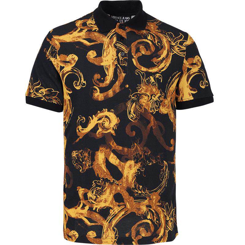 【自营】Versace/范思哲男士夏季新款经典花纹休闲T恤短袖