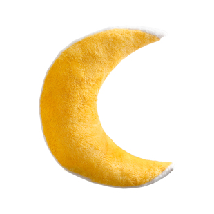 罗帕长毛绒月亮抱枕创意异形睡觉客厅沙发靠垫床头夹腿靠枕可拆洗