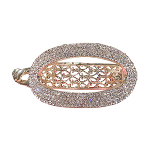 韩国东大门高级感珍珠后脑勺抓夹女夏季一字夹青蛙扣发夹发饰头饰