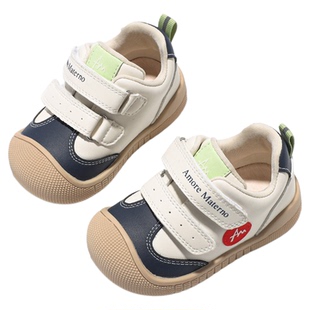 AM童鞋婴儿学步鞋2026春秋新款男宝宝鞋包头防滑女宝宝鞋1-3岁