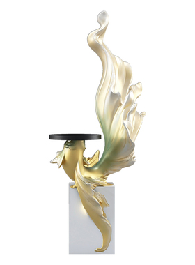 安妮拾光年年有余招财锦鲤鱼摆件