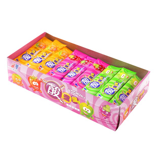 酸溜溜软糖水果味糖果酸奶棒解馋零食办公室吃货怀旧休闲小吃食品