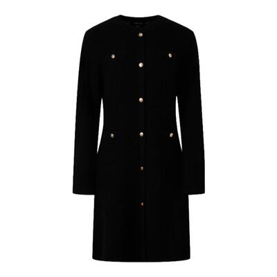 【羊毛】PRICH时尚小香风新年红色连衣裙春季新款收腰显瘦长裙女