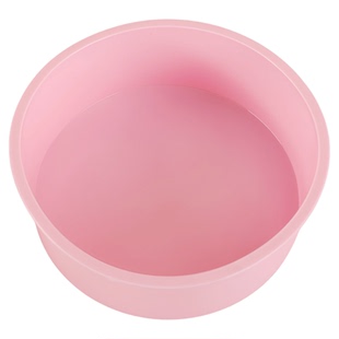 4寸6寸圆形烘焙蛋糕蒸糕马蹄千层糕食品级硅胶模具大果冻模耐高温