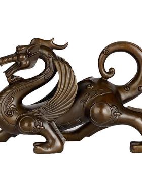 铜貔貅摆件家居客厅工艺礼品