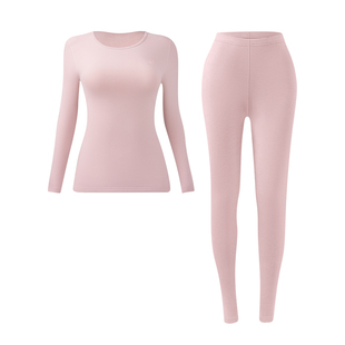 都市丽人加拿大鹅绒保暖内衣男女款冬季加厚保温德绒秋衣秋裤套装