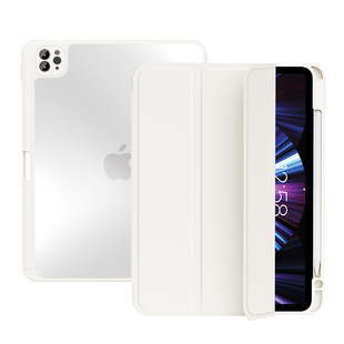 2025新ipadair7保护壳亚克力5带笔槽ipadpro11适用2021苹果10代2022平板13寸磁吸拆分mini6防弯4全包7套9十8