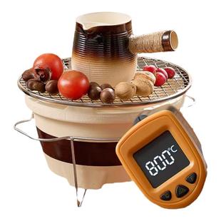 围炉煮茶烤火炉套装器具全套陶瓷罐碳炉煮茶壶罐罐奶茶壶烤奶茶罐