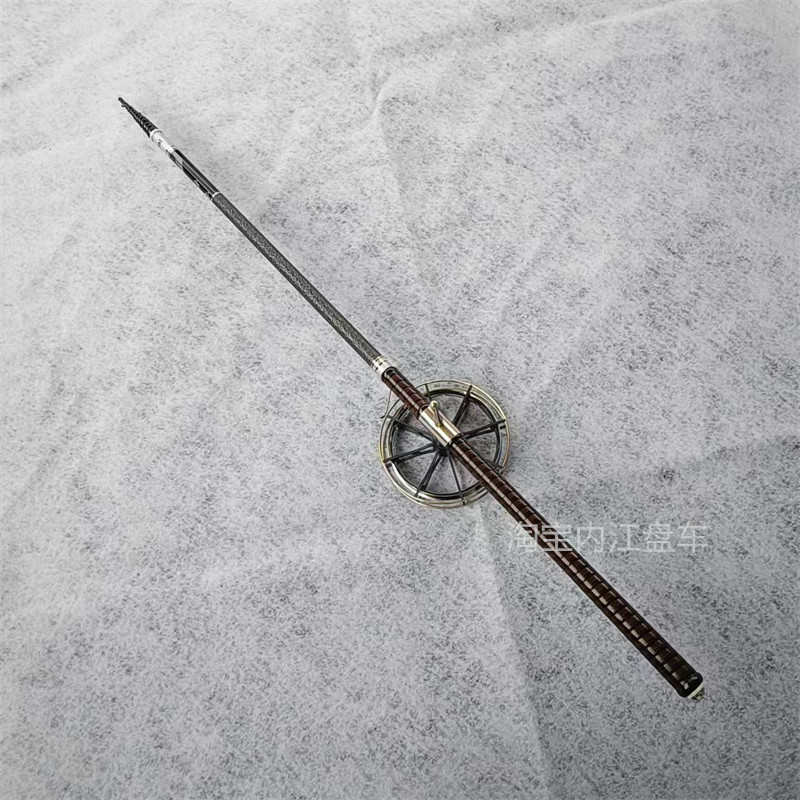 2024年新品盘车溪流冲钓竿3.9米短节碳素钓鱼杆超轻硬手感好