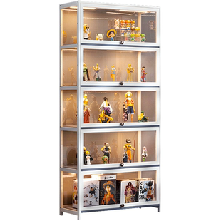 展示柜手办亚克力展示架非玻璃化妆品产品陈列柜子家用烟货架酒柜