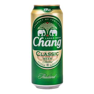 泰象啤酒精酿原装进口泰国大象啤酒黄啤500ml*24罐装拉格双象啤酒