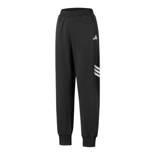 adidas阿迪达斯冬季新款运动休闲加绒宽松保暖男大童裤子 KC2525