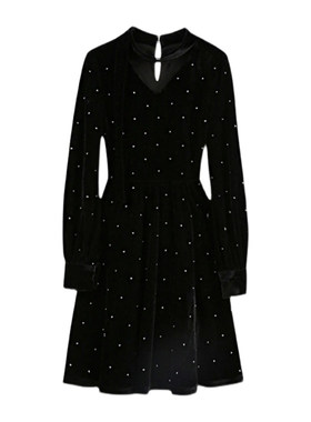 遇见礼服春季赫本修身大码连衣裙