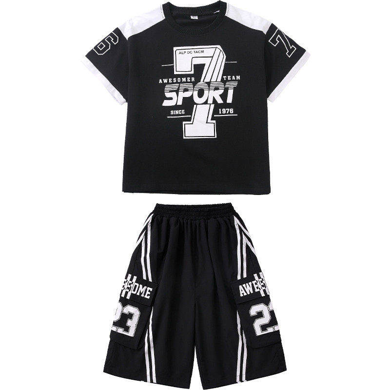 儿童街舞嘻哈hiphop演出服套装