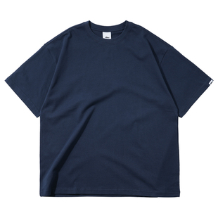 【经典定番】RESTICK美式重磅t恤男五分袖半袖宽松白色短袖打底衫