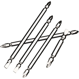 日本福冈批头十字高硬度强磁螺丝批头工业级加长披头一字梅花套装