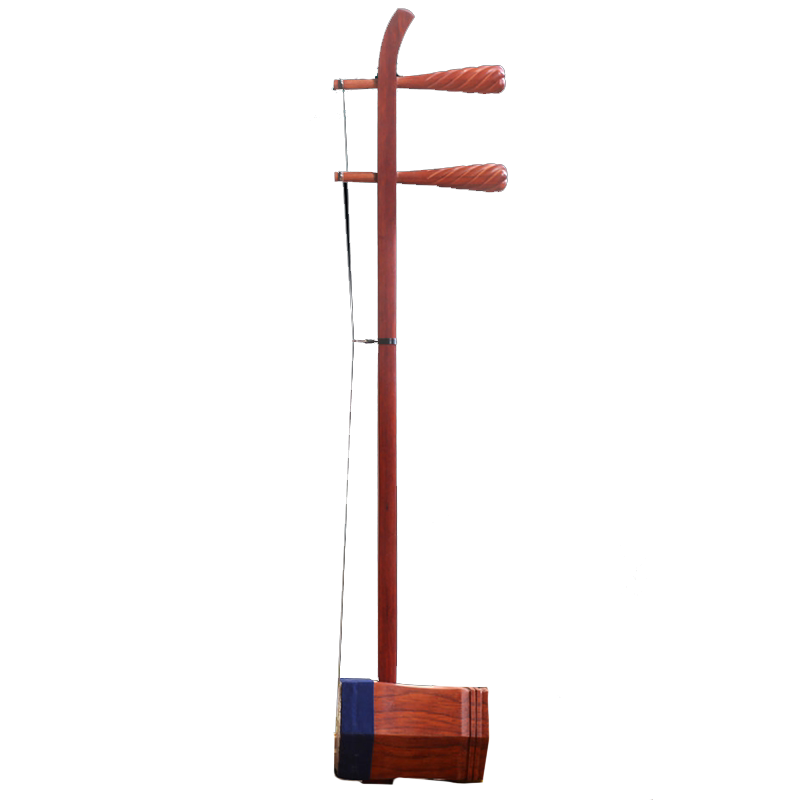 玄鹤乐器 手工精制缅甸红花梨京二胡 西皮/大二黄 配件齐全