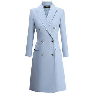 美业工服前台店长服职业连衣裙白色商务接待工作服西装连身裙气质