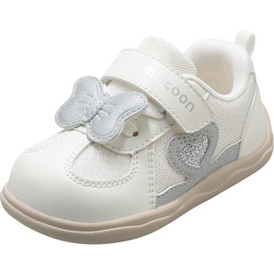 牧童女宝宝学步鞋2026春季新款童鞋蝴蝶甜美婴儿公主鞋软底德训鞋