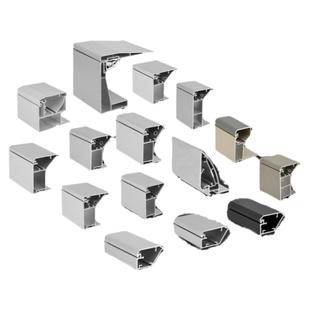 拉布灯箱型材户外商场广告牌卡布灯箱型材工程投标铝合金型材定制