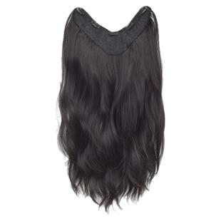 艾妃假发片女长发轻薄一片式增发量蓬松无痕隐形高颅顶大波浪卷发