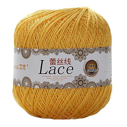 艾秀 8号珍珠蕾丝线纯棉钩针线手工diy编织夏季蕾丝毛线细纯棉线