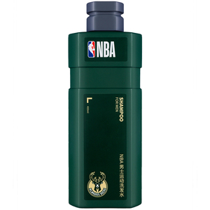 NBA官方正品男士运动专用洗发水雄鹿队 清洁留香400ml洗发露