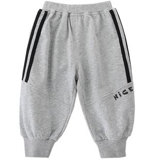 儿童裤子冬季加绒加厚保暖裤运动休闲卫裤秋季宝宝灯笼裤男童长裤