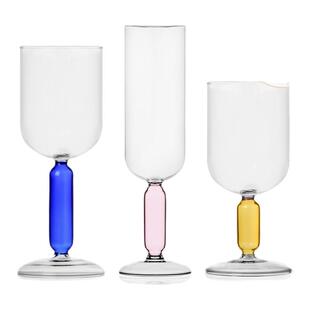 ICHENDORF官方正品意大利手工玻璃彩色高脚葡萄酒红酒香槟果汁杯