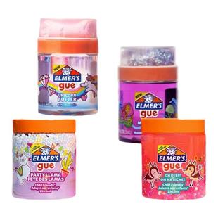 美国Elmer's艾默思魔法黏胶套装儿童益智礼物套装手工水晶泥魔法液牛头牌魔法胶预制史莱姆水晶泥儿童玩具