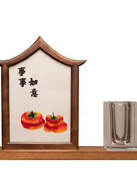 苏州绣美礼品中国风书房笔筒摆件