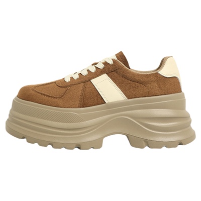 Forever21超轻厚底增高女板鞋