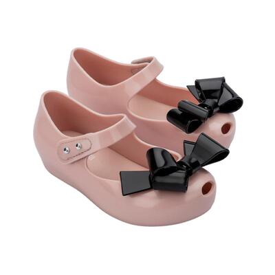 梅丽莎女童凉鞋鱼嘴蝴蝶结小童鞋