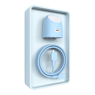 适用于图拉斯大眼仔45w充电器保护套苹果17双C数据线保护套防折断苹果AppleWatchS10充电器套硅胶纯色防摔壳